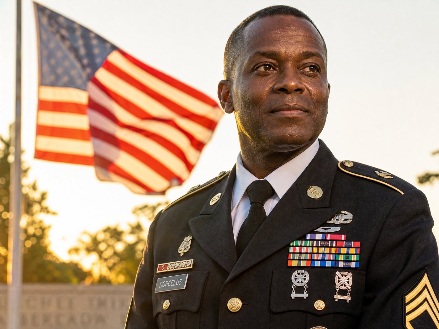 Serving the country they chose